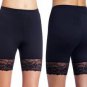 Maidenform Thigh Slimmer Firm Control Shapewear Panty with Lace Black 1255 NWT S