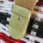 Retro Woven Urban Outfitters Clutch Bag Red White Black Gold Nautical Stripe NWT