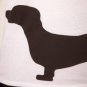ASOS White Black Tee Wrap-around Sausage Dog Dachschund Print T-Shirt NWT S 6 P
