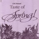 13th Annual Taste of Spring 1989 Cookbook
