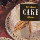 250 Classic Cake Recipes, 1955