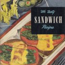 500 Tasty Sandwich Recipes