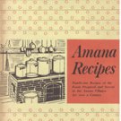 Amana Recipes VGC