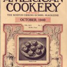 American Cookery - October 1940