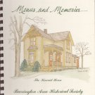 Menus and Memories