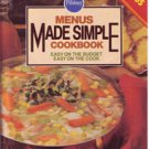 Menus Made Simple Cookbook - #14