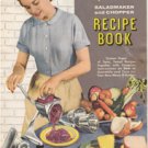 Merry G'Rinder Saladmaker and Chopper Recipe Book