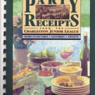 Party Receipts from the Charleston Junior League