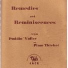 Recipes Remedies and Reminiscences from Puddin' Valley