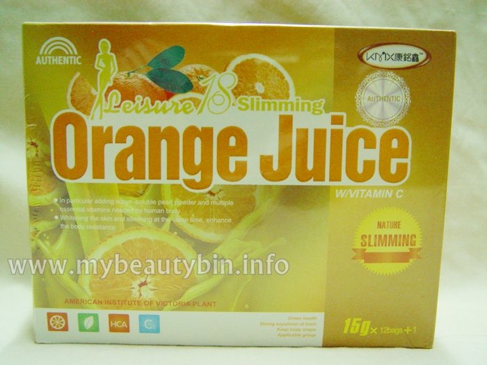8 boxes New Leisure 18 Slimming Orange Juice Weight Loss and Detox