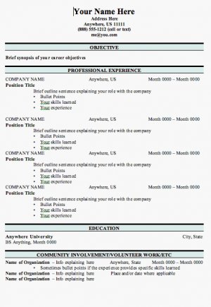 Basic Resume