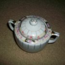 Hand Painted NIPPON Maple Leaf Fine China Sugar Bowl Rose