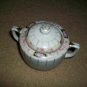 Hand Painted NIPPON Maple Leaf Fine China Sugar Bowl Rose