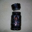Rare 1940s Glass Indian Humidor/Tobacco Jar