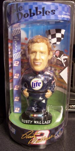 BOBBLE DOBBLES RUSTY WALLACE NASCAR BOBBLEHEAD LIMITED EDITION 818872004879