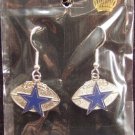 NFL DALLAS COWBOYS 14K SILVER ELECTROPLATED EARRINGS