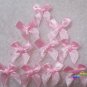 100 MEDIUM SATIN BOWS - BABY PINK COLOUR