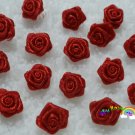 50 ROSEBUDS FOR TRIMMING, RED TONES, 10 mm.