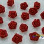 50 ROSEBUDS FOR TRIMMING, RED TONES, 10 mm.