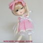 Pukifee-Lati yellow outfit in set pink with white dot and white boommer