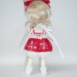 Lati yellow outfit in set red to perforate and white boommer short