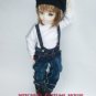 YO-SD Kawaii denim dark blue overalls pants to refined handmade