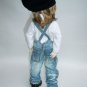 YO-SD Kawaii denim light blue overalls pants to refined handmade