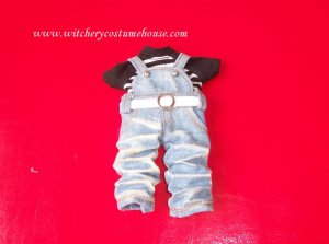Overalls Denim light for Pukifee-Lati Yellow Tiny