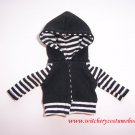 Sporty Hood in Monotone B&W for Pukifee-Lati Yellow Tiny