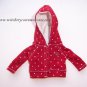 Sporty Hood in Red with Light Yellow polka dot for Pukifee-Lati Yellow Tiny