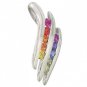 Rainbow Sapphire Double Swirl Fancy Pendant 925 Sterling Silver (3/4ct tw)