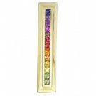 Rainbow Sapphire Line Pendant 14K Yellow Gold (2ct tw) SKU: 664-14K-YG