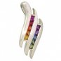 Rainbow Sapphire Double Swirl Fancy Pendant 14K White Gold (3/4ct tw) SKU: 1454-14K-WG