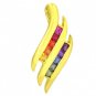 Rainbow Sapphire Double Swirl Fancy Pendant 14K Yellow Gold (3/4ct tw) SKU: 1454-14K-YG