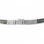 Rainbow Sapphire Double Row Tennis Necklace 14K White Gold (30ct tw) SKU: 1540-14K-WG