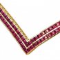 Rainbow Sapphire Double Row Tennis Necklace 14K Yellow Gold (30ct tw) SKU: 1540-14K-YG