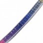 Rainbow Sapphire Invisible Set Double Row Tennis Necklace 14K WG (43ct tw) SKU: 415-14K-WG