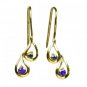 Rainbow Sapphire Journey Earrings 18K Yellow Gold (1/2ct tw) SKU: 393-18K-YG