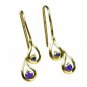 Rainbow Sapphire Journey Earrings 18K Yellow Gold (1/2ct tw) SKU: 393-18K-YG