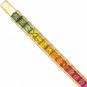 Rainbow Sapphire Tennis Bracelet 14K Yellow Gold (8ct tw) SKU: BRC225-24-14K-YG