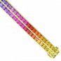 Rainbow Sapphire Double Row Tennis Bracelet 14K Yellow Gold (20ct tw) SKU: 439-14K-YG