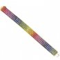 Rainbow Sapphire Channel Set 4 Row Tennis Bracelet 14K Yellow Gold (40ct tw) SKU: 1572-14K-YG