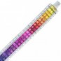 Rainbow Sapphire & Diamond Double Row Invisible Set Tennis Bracelet 18K WG (27ct tw) SKU: 471-18K-WG