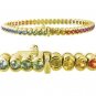 Rainbow Sapphire Bezel Set Tennis Bracelet 14K Yellow Gold (14ct tw) SKU: 1571-14K-YG