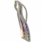 Rainbow Sapphire Slide Pendant 925 Sterling Silver (1/2ct tw) SKU: 1574-925