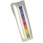Rainbow Sapphire Line Pendant 925 Sterling Silver (1.2ct tw) SKU: 390-925