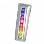 Rainbow Sapphire Line Pendant 18K White Gold (1.2ct tw) SKU: 390-18K-WG