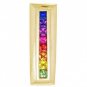 Rainbow Sapphire Line Pendant 18K Yellow Gold (1.2ct tw) SKU: 390-18K-YG