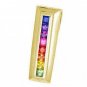 Rainbow Sapphire Line Pendant 18K Yellow Gold (1.2ct tw) SKU: 390-18K-YG