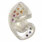 Rainbow Sapphire & Pearl Majestic Queens Pendant 925 Sterling Silver (1/2ct tw) SKU: 1468-925